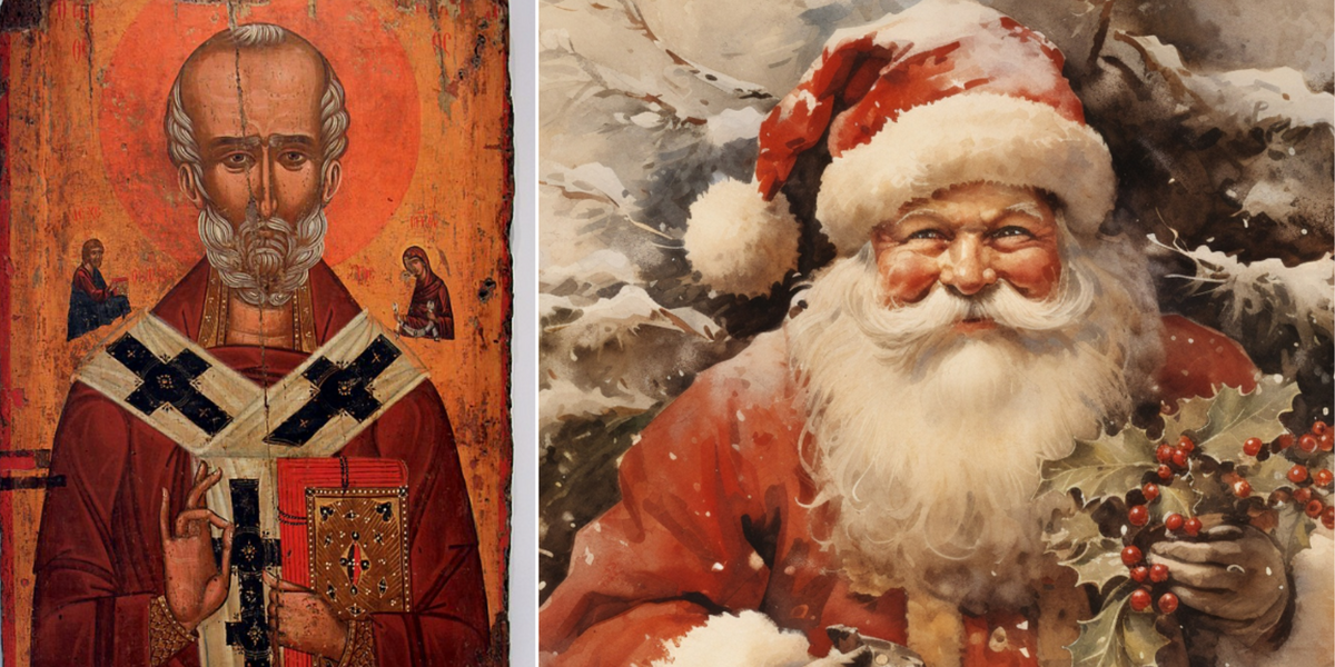 NextImg:Santa's true face uncovered as scientists recreate facial features nearly two millennia later