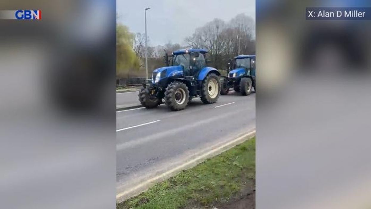 'No food, no future!' Furious British farmers stage protest as anger mounts