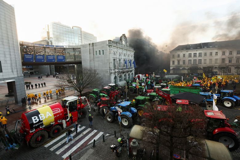 POLL OF THE DAY: Has Europe had enough of the EU as farmers rise up against Brussels?