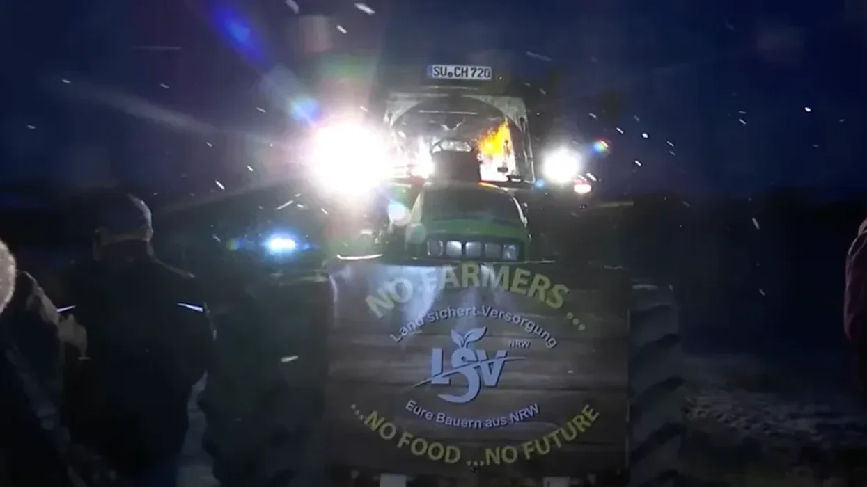 Farmers in Germany are staging nationwide protests.