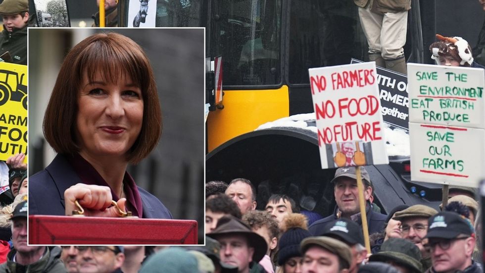 Farmers protest and Rachel Reeves