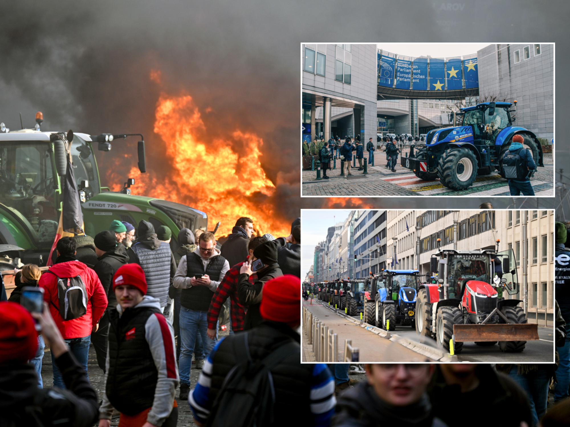 Farmers protest Brussels