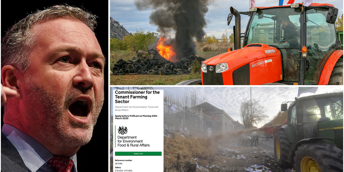 NextImg:Fury as Defra hiring farming champion on £120k salary after 'shattering betrayal' - farmers threaten to go 'full French'