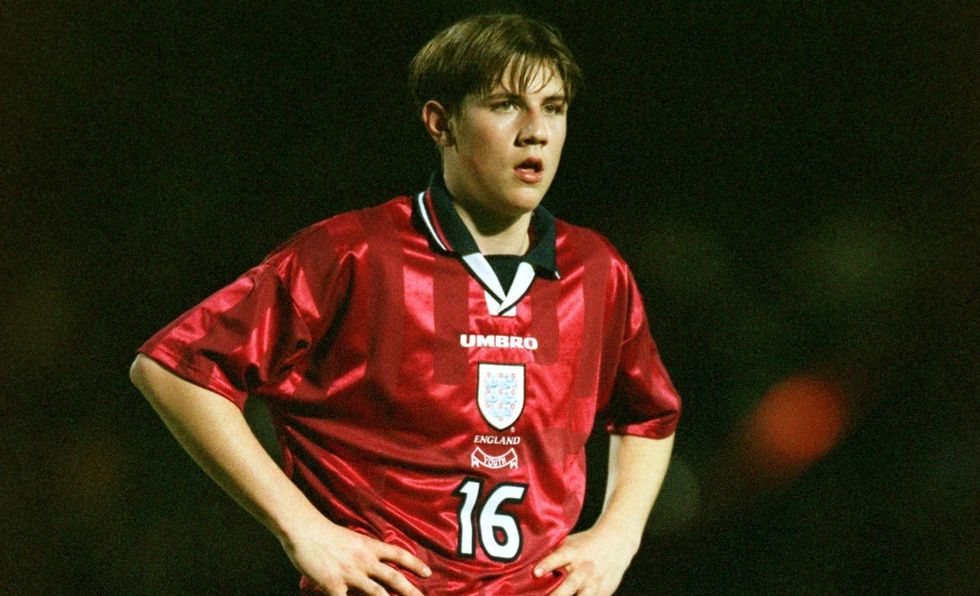 Farrell played for England at youth level