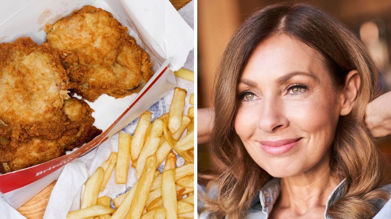 Fast food / Glamorous woman