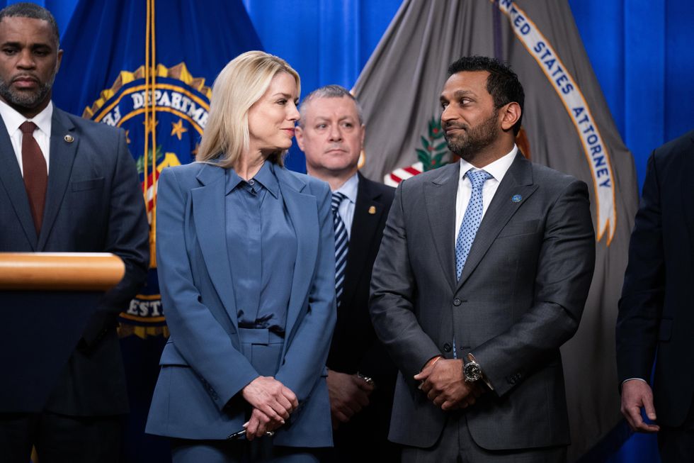 FBI Director Kash Patel and Attorney General Pam Bondi