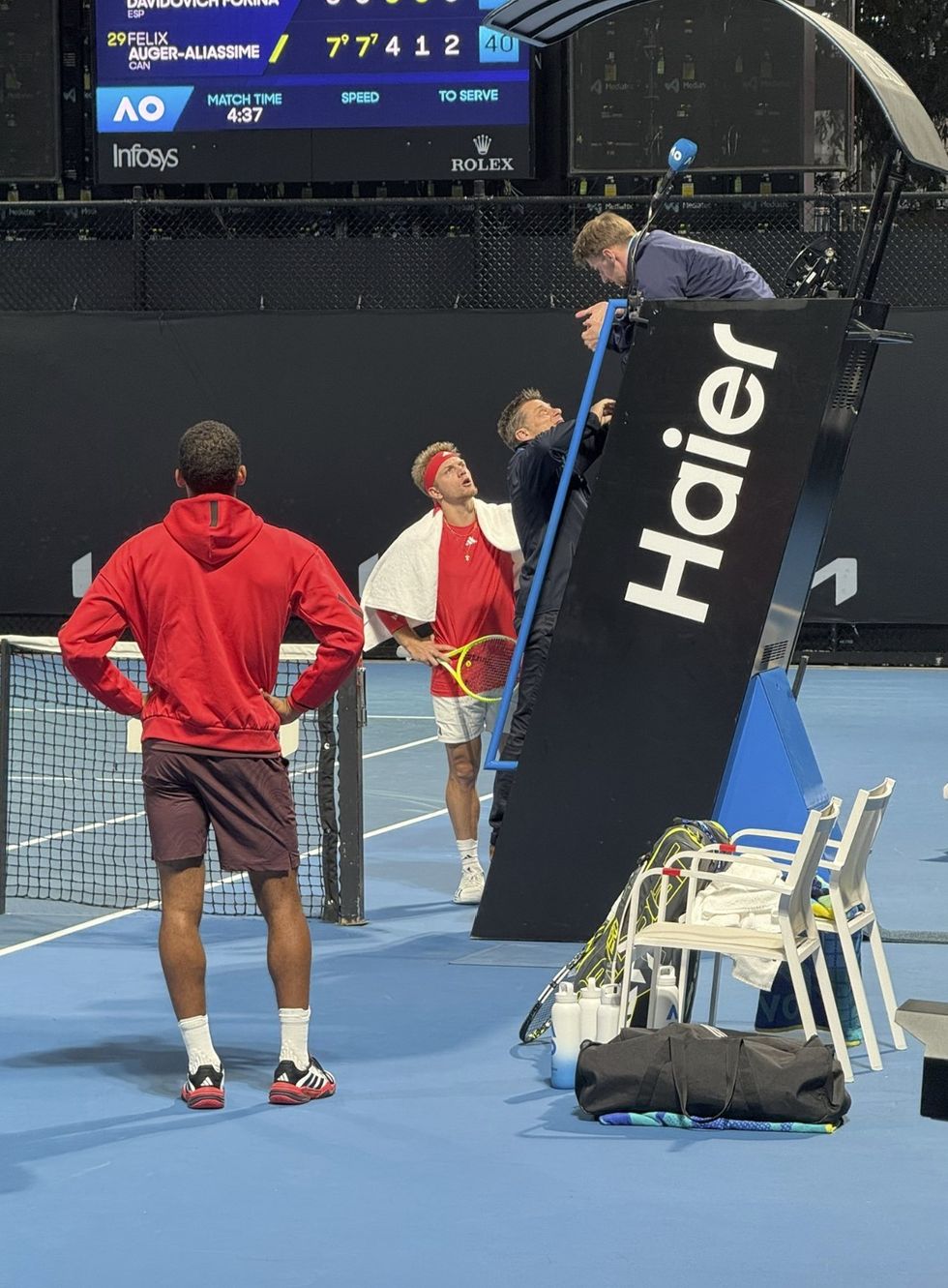 Felix Auger-Aliassime and Alejandro Davidovich Fokina