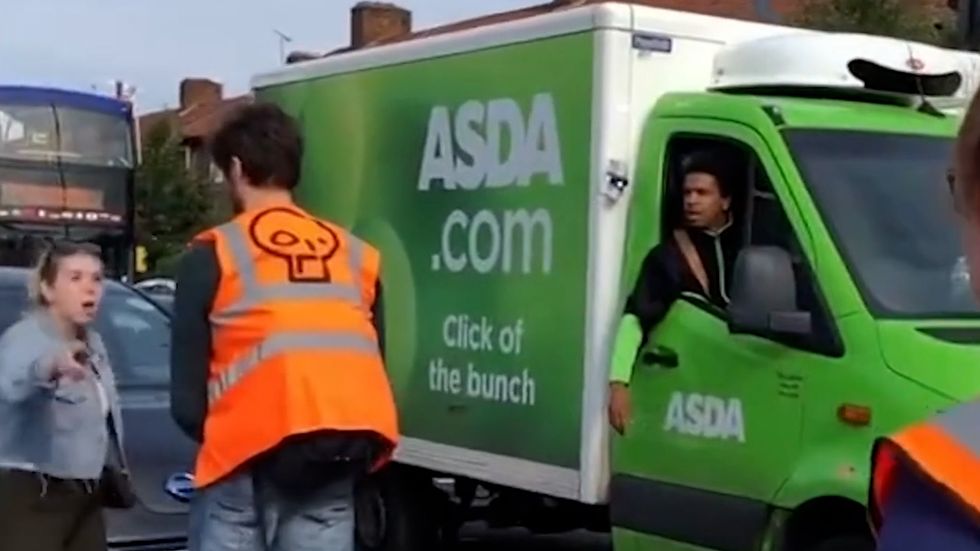 Fellow motorists berate the Just Stop Oil activists