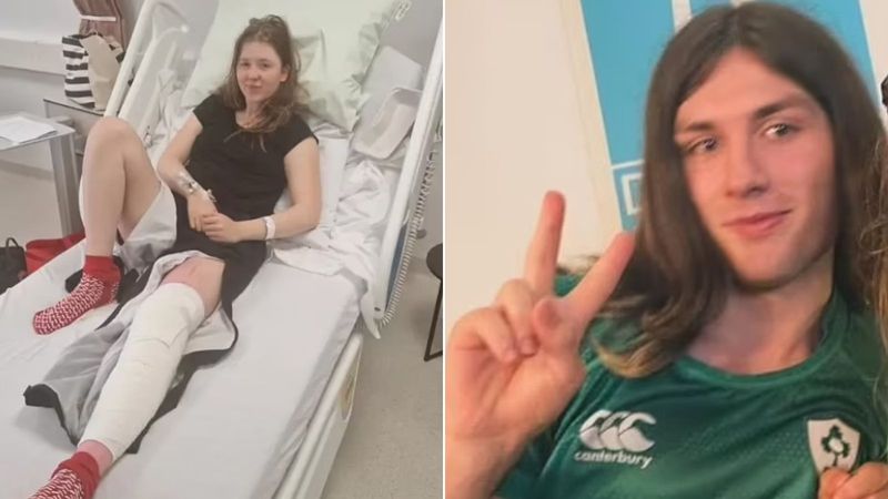 Rugby star left screaming in agony after tackle from trans player resulted  in horrifying injury