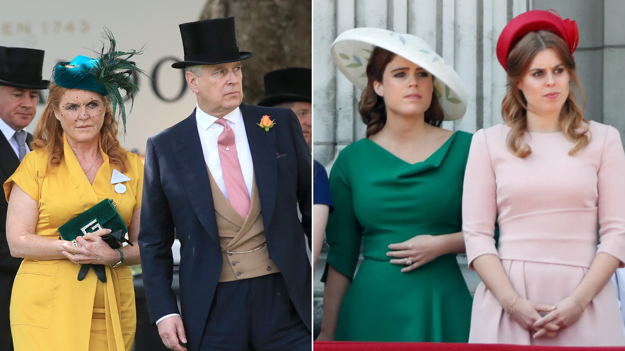Fergie and Prince Andrew/Beatrice and Eugenie