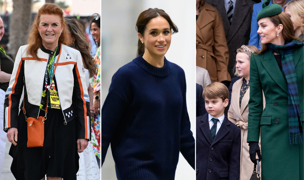 Fergie, Meghan Markle, Prince Louis and Princess Kate
