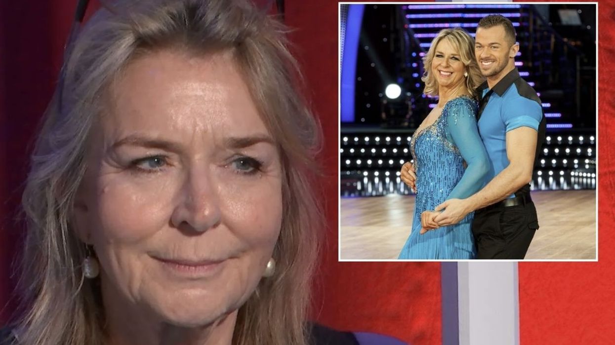 Fern Britton and Artem Chingvinstev