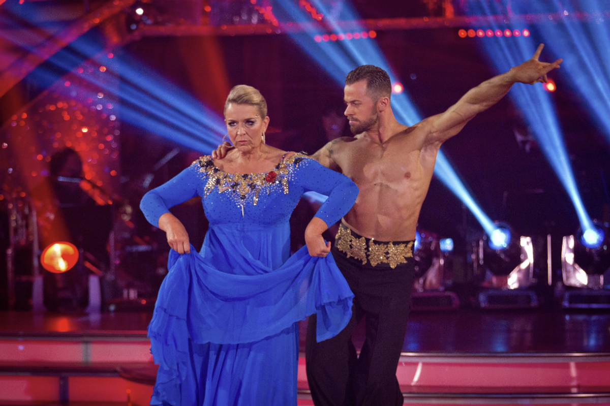Fern Britton and Artem Chingvinstev