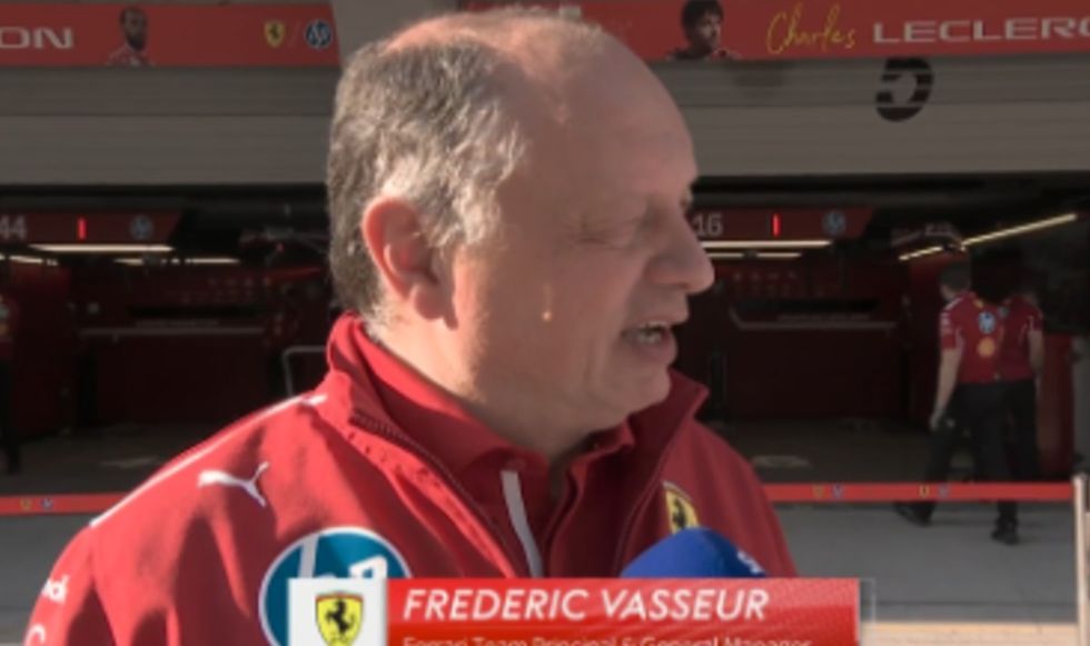 Ferrari Fred Vasseur Lewis Hamilton Chinese Grand Prix