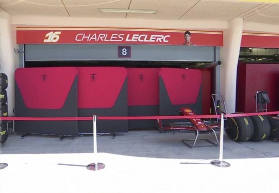 Ferrari had seemingly taken the floor off Charles Leclerc's car