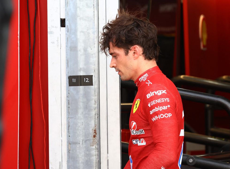Ferrari's Charles Leclerc was furious to crash out of his home race