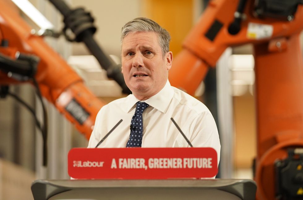 File photo dated 05/01/23 of Labour leader Sir Keir Starmer speaks during a visit to UCL at Here East, Queen Elizabeth Olympic Park, London. Mr Starmer has warned the NHS "is on its face". He told Sky News's Sophy Ridge On Sunday programme: "We've got to acknowledge that the health service is not just on its knees, it's on its face...there are 7.2 million people on the waiting list. Issue date: Sunday January 8, 2023.