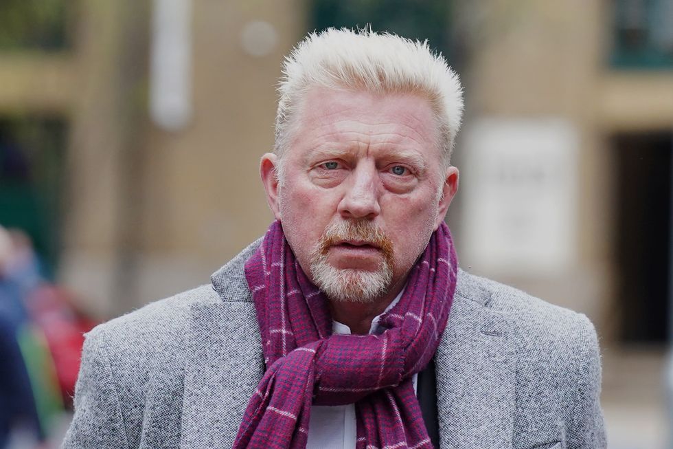 File photo dated 05/04/22 of Boris Becker arriving at Southwark Crown Court, as the three-time Wimbledon champion could be sent to jail when he is sentenced for flouting the terms of his 2017 bankruptcy.