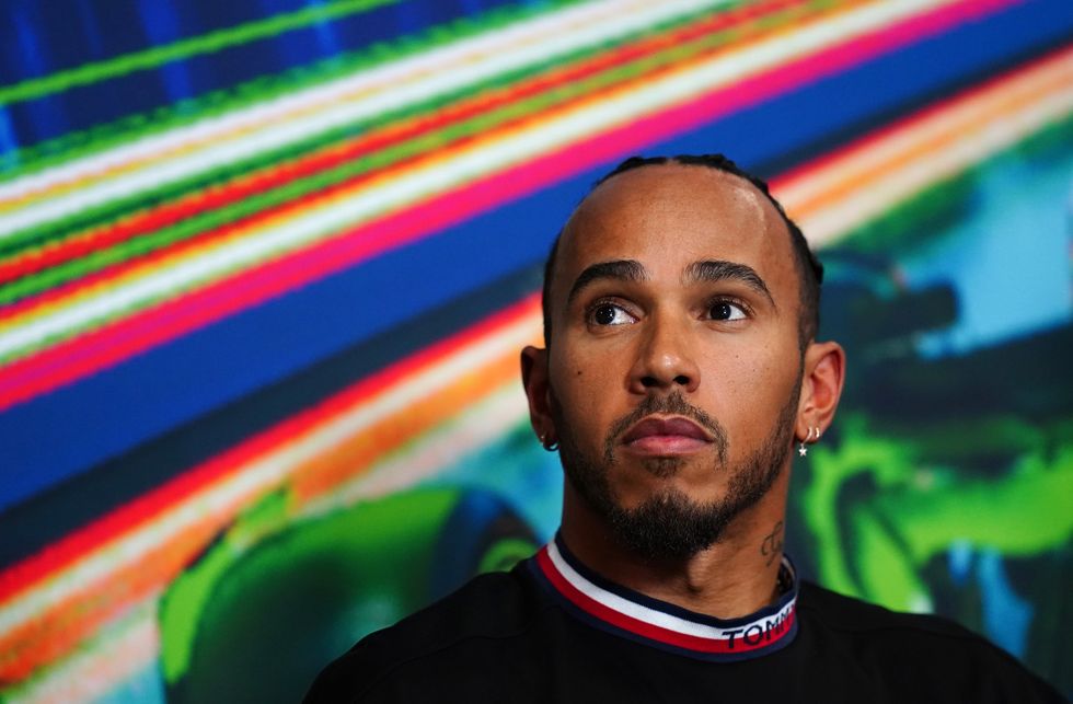 File photo dated 08-09-2022 of Lewis Hamilton, who said %22we should all come off social media%22, describing the online platforms as increasingly toxic. Issue date: Monday October 31, 2022.
