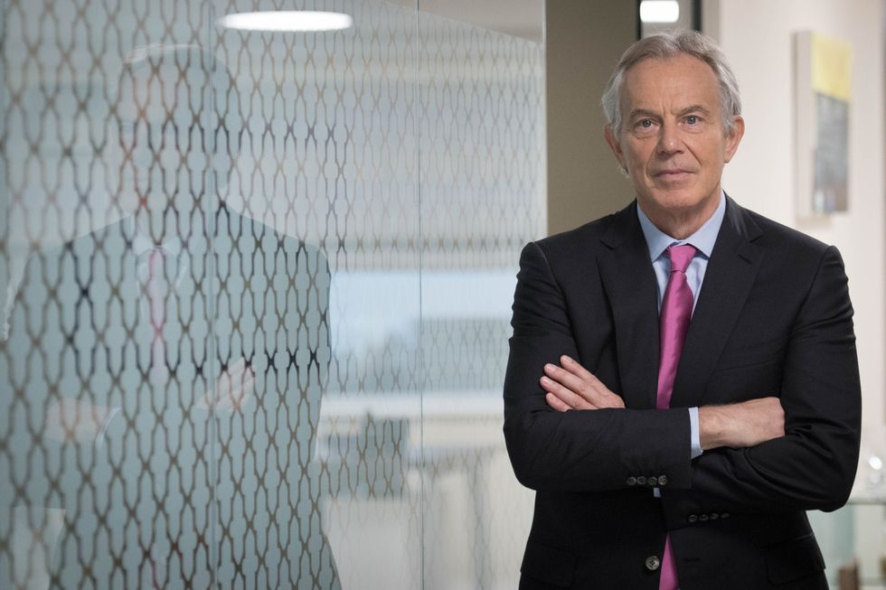 File photo dated 09/04/18 of former prime minister Tony Blair who will become a Sir after being appointed as a Knight Companion of the Most Noble Order of the Garter in the New Year honours list. Issue date: Friday December 31, 2021.