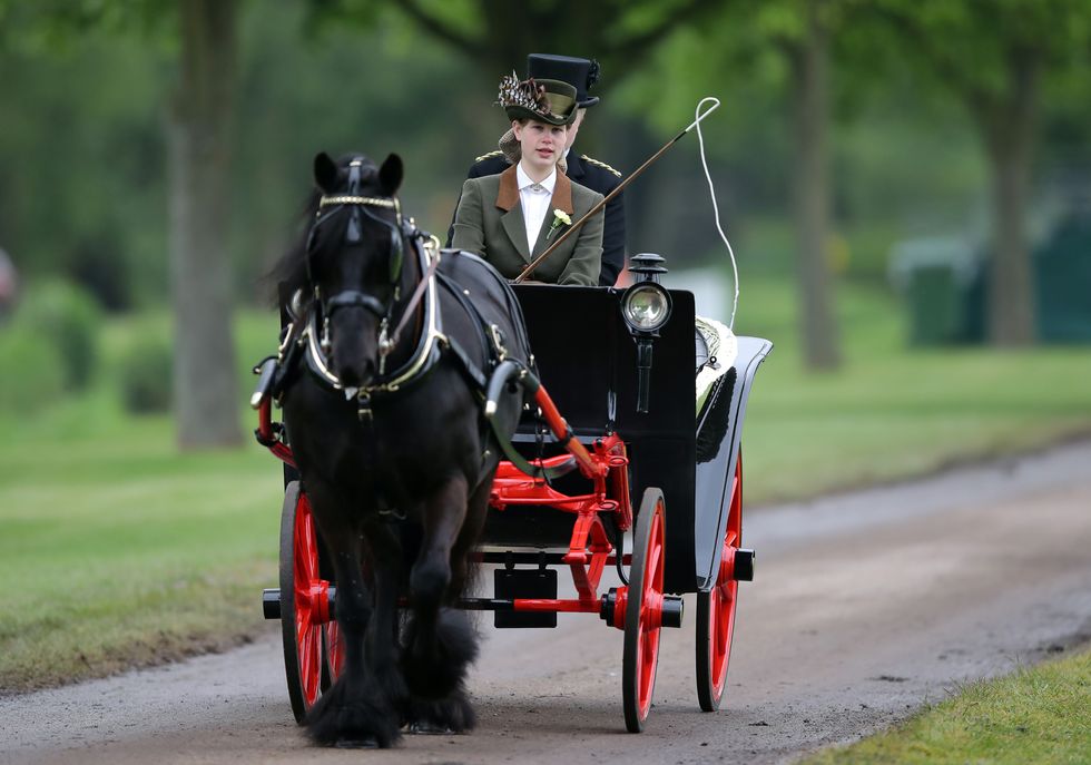 File photo dated 09/05/19 of Lady Louise Windsor drives a carriage during the Royal Windsor Horse Show in Windsor, Berkshire. The Queen's granddaughter Lady Louise Windsor is to attend St Andrews University to study English, after receiving her A-level results, Buckingham Palace has said. Issue date: Thursday August 18, 2022.