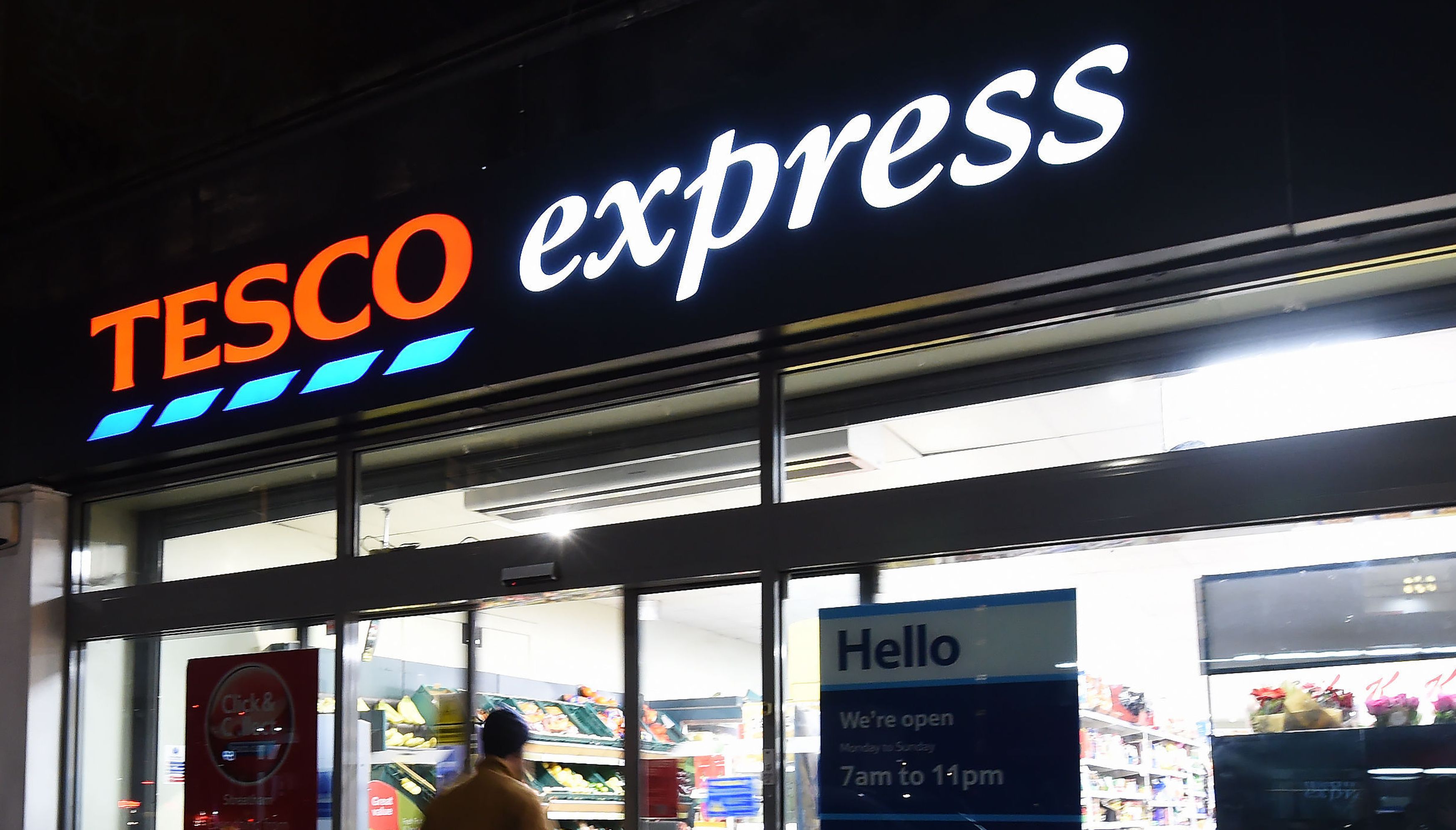File photo dated 11/01/17 of a general view of a Tesco Express in Streatham Hill, London, as shoppers who regularly buy groceries from Tesco and Sainsbury's convenience stores instead of their bigger supermarkets are likely to pay hundreds of pounds more over the course of a year, according to a study.