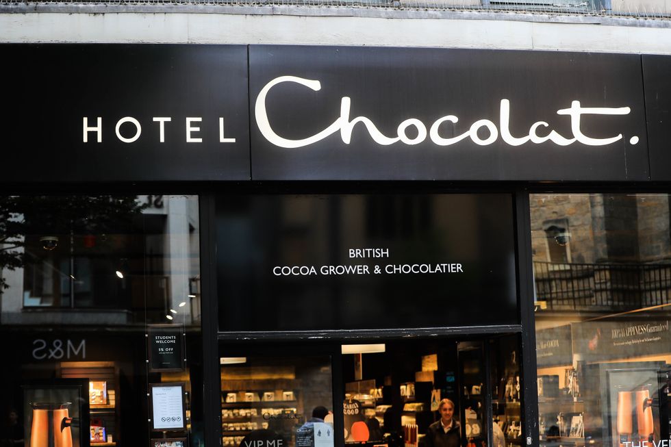 File photo dated 11/09/20 of Hotel Chocolat, in Nottingham City Centre, as Hotel Chocolat has warned it will slump to an annual loss and that profits will be impacted in the next financial year as it revealed write downs and pared back growth plans due to consumer spending woes.