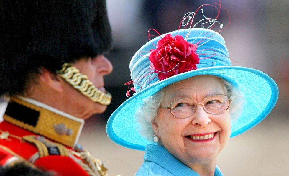 File photo dated 13/06/09 of Queen Elizabeth II smiling with the Duke of Edinburgh on Horse Guards Parade during the annual Trooping the Colour ceremony. Issue date: Thursday September 8, 2022.