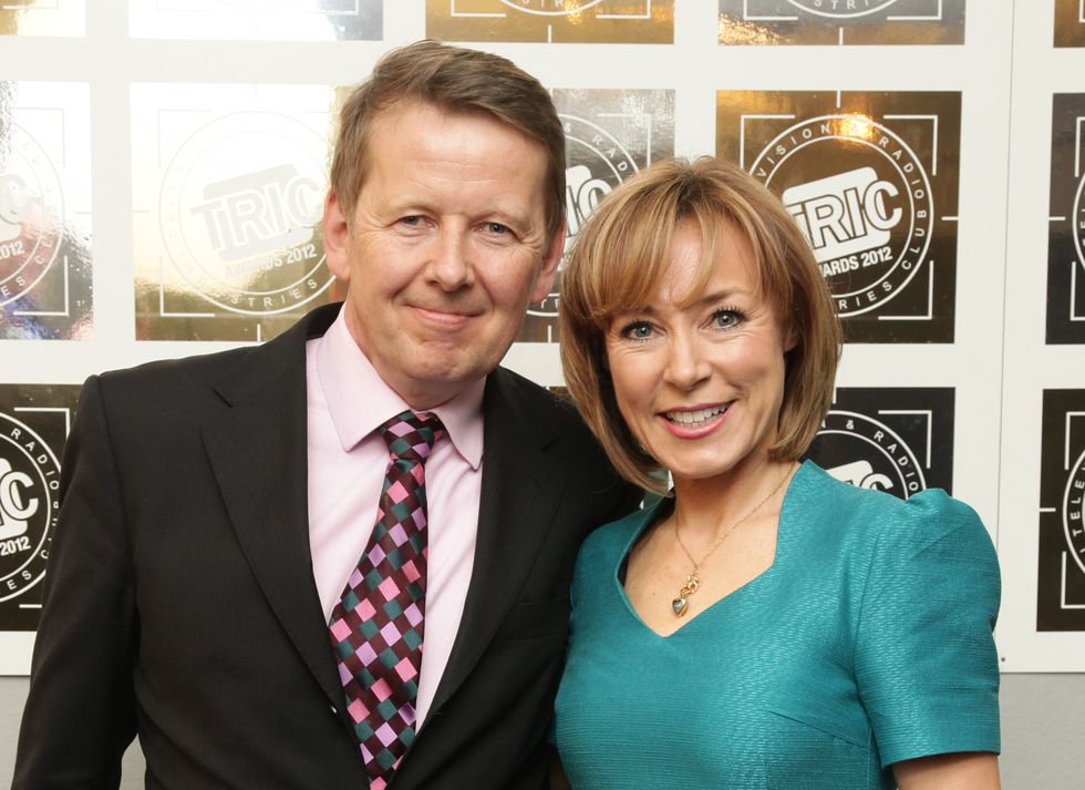 File photo dated 13/3/2012 of Bill Turnbull and Sian Williams at the TRIC Awards, at Grosvenor House hotel on Park Lane, central London. Mr Turnbull has died at the age of 66, his family has said. Issue date: Thursday September 1, 2022.