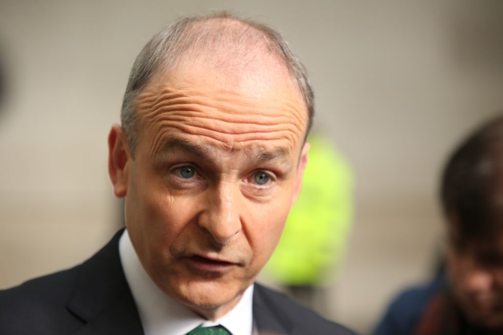 File photo dated 13/3/2022 of Taoiseach Micheal Martin who has tested positive for Covid-19 while in Washington for the St Patrick's Day celebrations. Issue date: Thursday March 17, 2022.