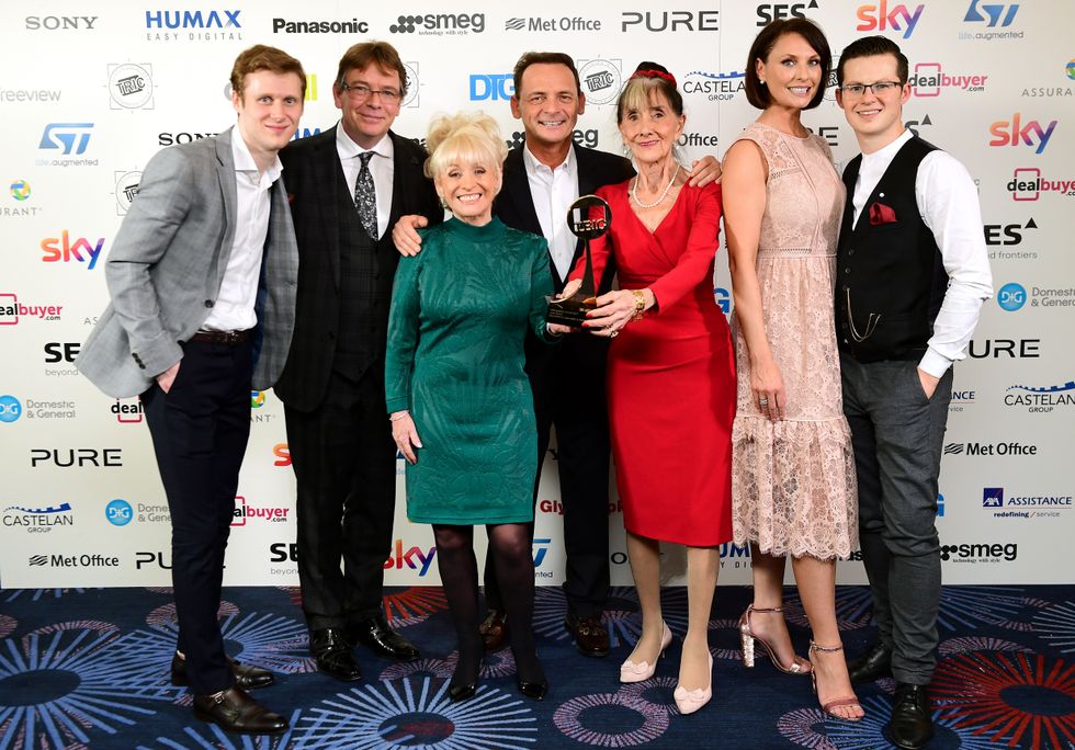 File photo dated 14/03/17 of Eastenders cast with the award for TV Soap of the year during the 2017 Television and Radio Industries Club Awards, Grosvenor House, Park Lane, London. June Brown, best known for her role as chain-smoking Dot Cotton, has died at the age of 95, the BBC has announced. The actress died at her home in Surrey on Sunday evening with her family by her side.