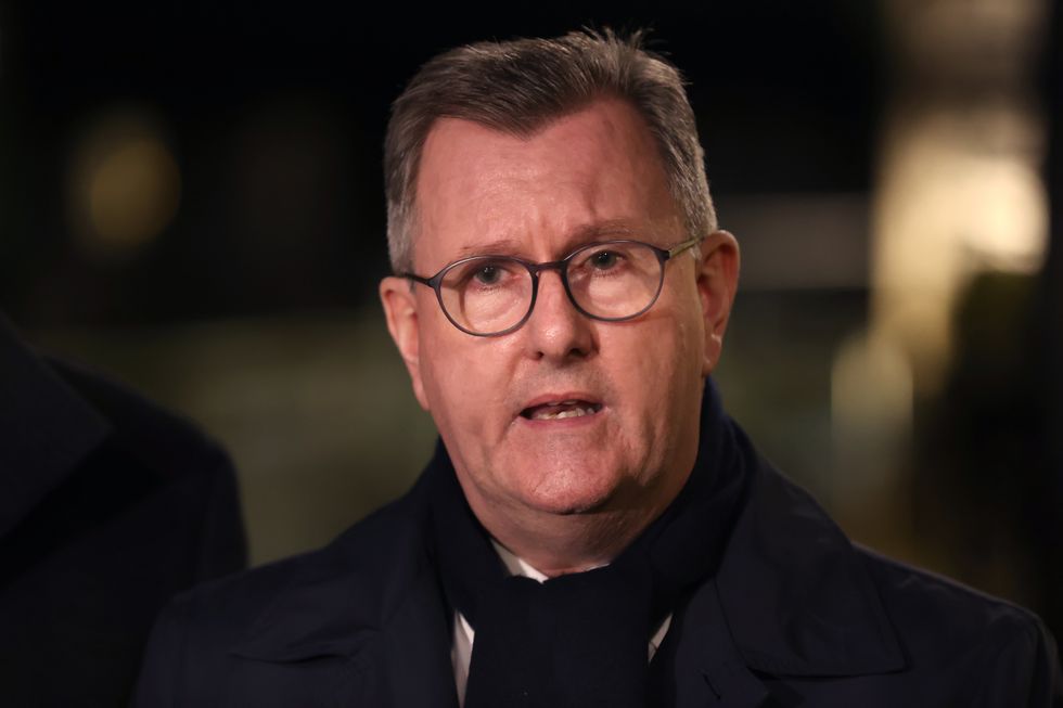 File photo dated 15/12/22 of leader of the DUP, Sir Jeffrey Donaldson, who has said the DUP's strategy in opposing the Northern Ireland Protocol has been vindicated.