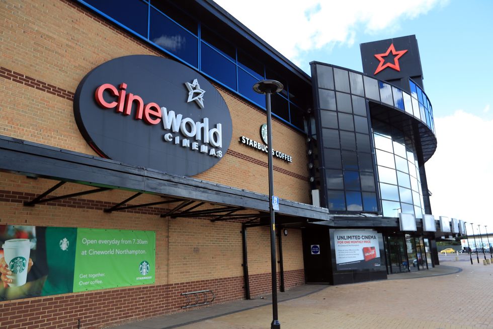 File photo dated 18/06/20 of a Cineworld cinema in Northampton. The movie theatre chain has filed for bankruptcy in the US as the debt-laden business seeks time to restructure, bosses revealed on Wednesday. The company said it had filed for Chapter 11 - a form of US bankruptcy that businesses often use when they plan to bounce back from their current problems. Issue date: Wednesday September 7, 2022.
