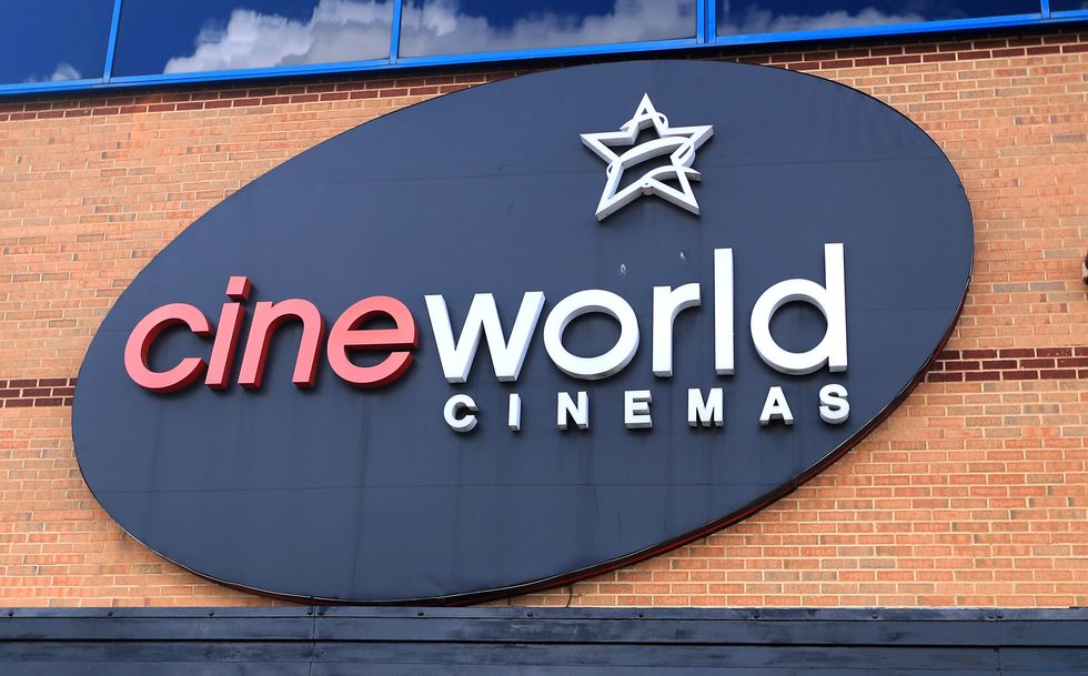 File photo dated 18/06/2020 of a Cineworld cinemas sign. Cineworld shares have plummeted after reports the cinema chain is preparing to file for bankruptcy %22within weeks%22. Issue date: Friday August 19, 2022.