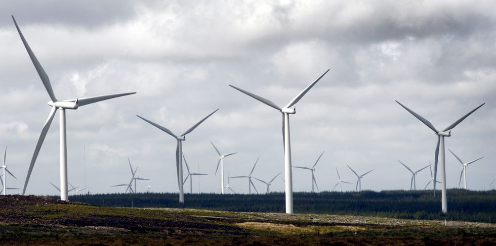 File photo dated 20/05/19 of Europe's biggest onshore wind farm, Whitelee Windfarm on the outskirts of Glasgow, as moves to slow the expansion of onshore wind farms in Britain could add as much as 125 to each household's energy bills in the middle of next decade, new analysis has suggested.