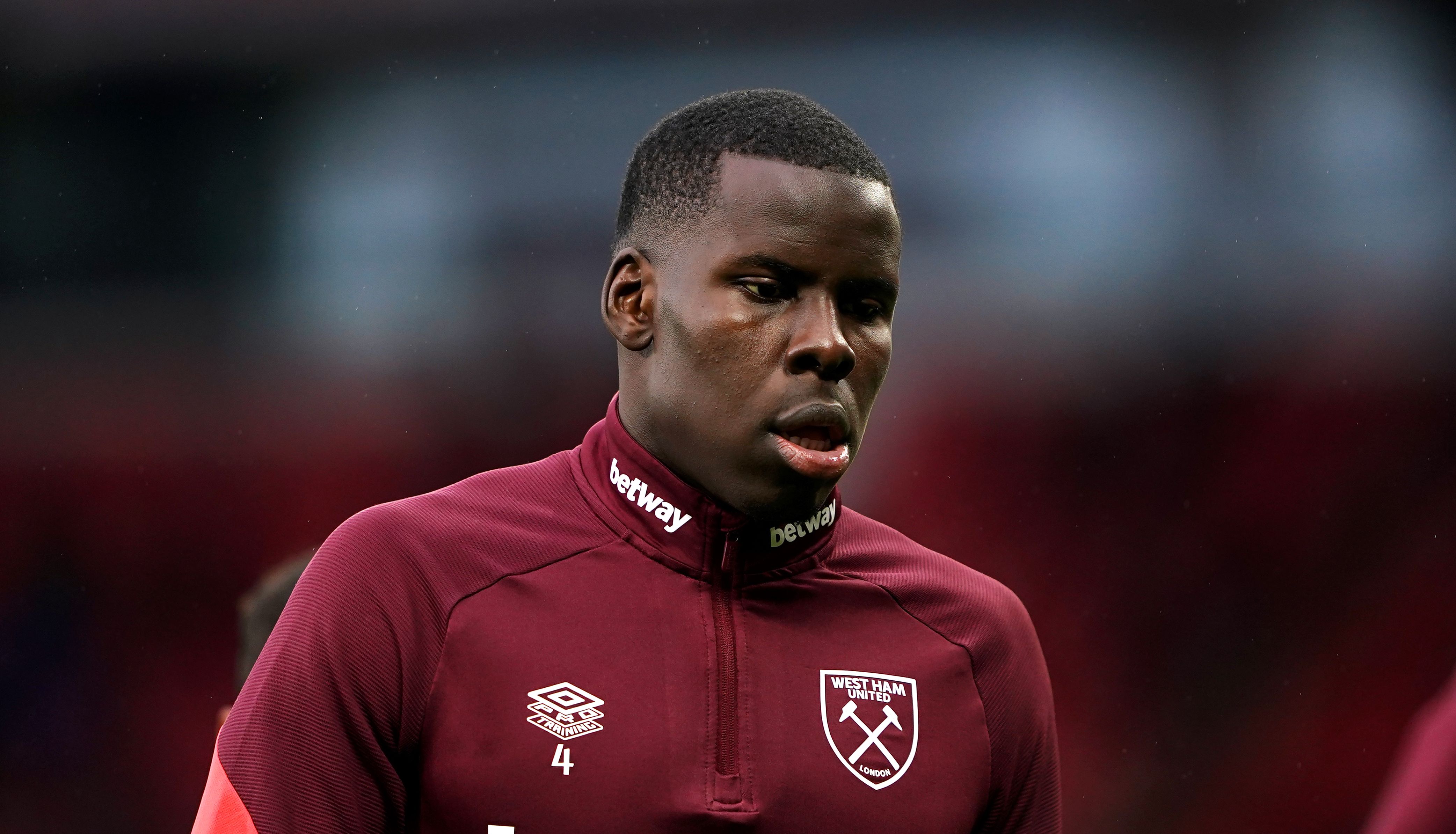 File photo dated 22-01-2022 of West Ham United's Kurt Zouma who has apologised after a disturbing video surfaced online of him kicking and slapping a cat, with his club publicly condemning the footage and vowing to deal with the matter. Issue date: Tuesday February 8, 2022.