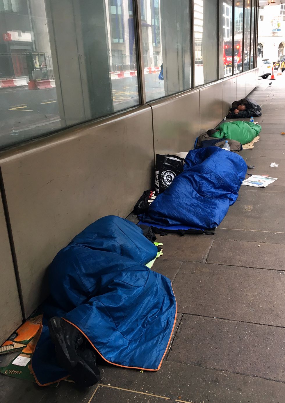 File photo dated 22/07/17 of homeless people sleeping rough in Victoria, London. Rates of rough sleeping in England have fallen for a fourth year in a row, new figures show. Issue date: Thursday February 24, 2022.