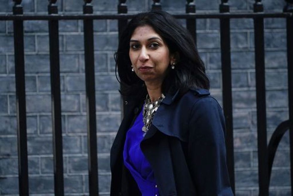File photo dated 23/03/22 of Attorney General Suella Braverman. The High Court is due to give a ruling on whether the BBC can identify a %22dangerous extremist and misogynist%22 who is allegedly an MI5 informant. Issue date: Thursday April 7, 2022.