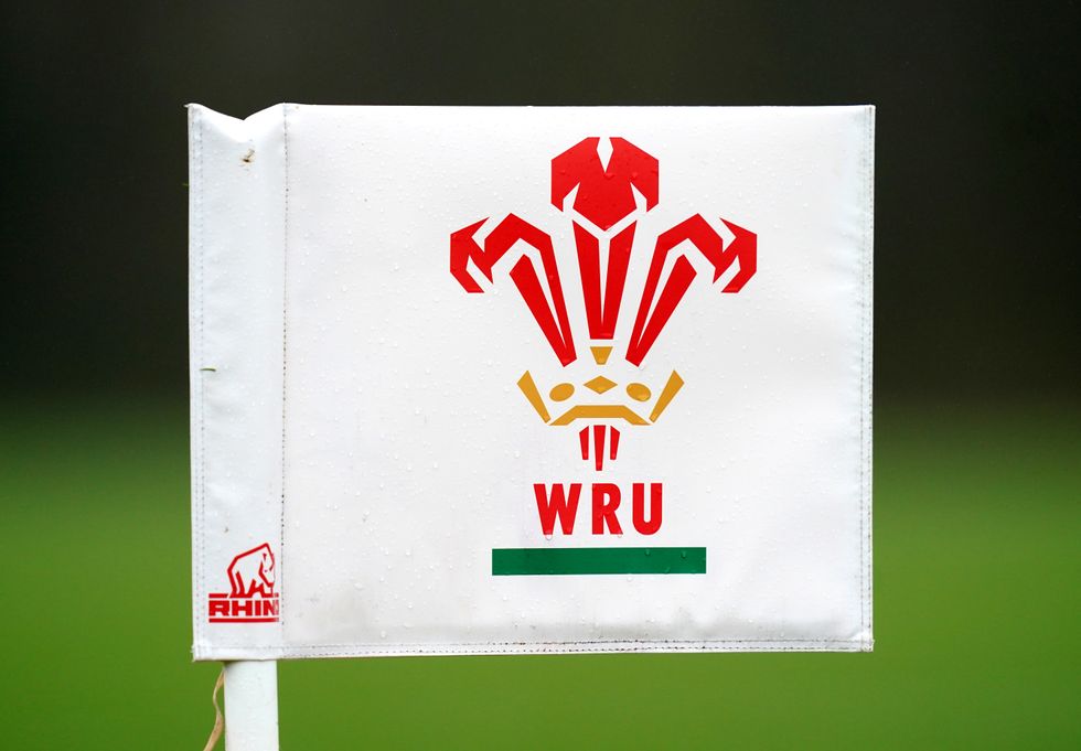 File photo dated 25-01-2023 of A corner flag featuring the Welsh Rugby Union logo. Wales are due to host fierce Guinness Six Nations rivals England next week - but the build-up has been engulfed by a possibility of player strike action. Issue date: Friday February 17, 2023.