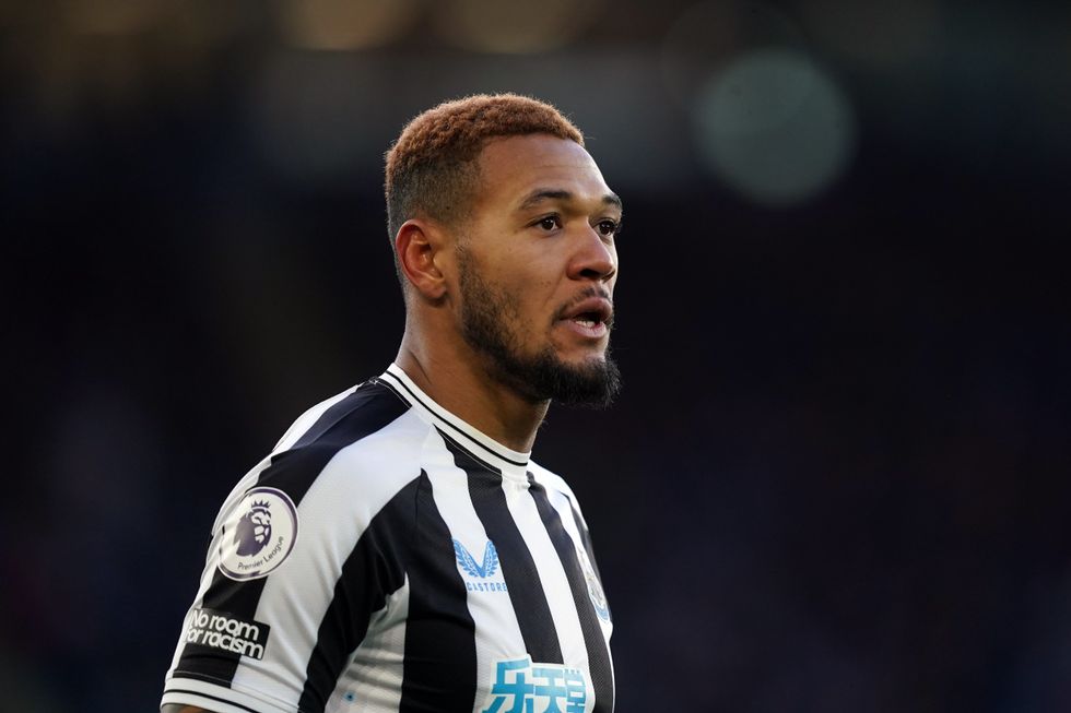 File photo dated 26-12-2022 of Newcastle United's Joelinton. Newcastle midfielder Joelinton has been fined less than a weeks wages after admitting drink driving. Issue date: Thursday January 26, 2023.