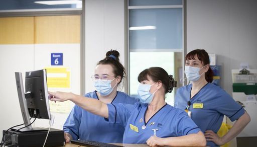 File photo dated 27/01/21 of nurses working, as 300,000 members of the Royal College of Nursing (RCN will start voting next month on whether to strike over pay in what is being described as a %22defining moment%22 for the profession. Members are being asked if they want to mount a campaign of industrial action in the union's first UK-wide ballot. Issue date: Thursday October 6, 2022.