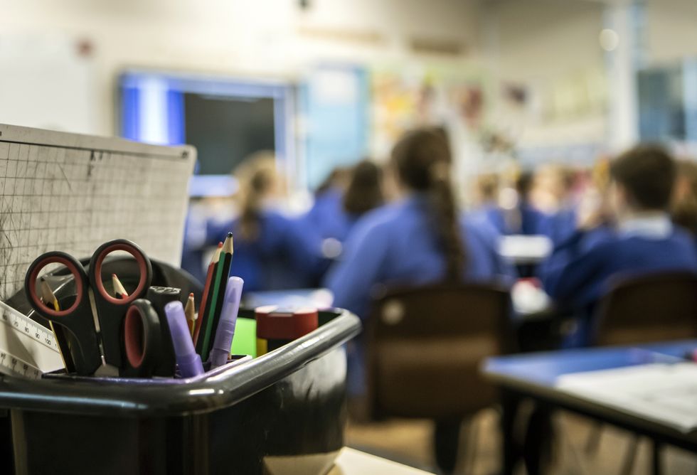 File photo dated 27/11/19 of school children during class at a primary school, as preventative antibiotics could be given to children at schools affected by Strep A infections, the schools minister has confirmed.