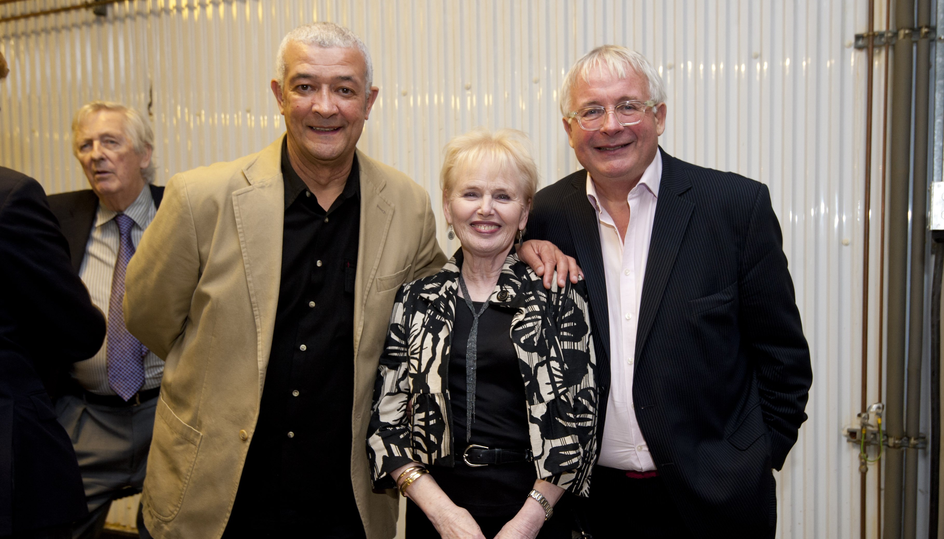 File photo dated 28/04/14 of (left to right) Tony Osoba, Patricia Brake and Christopher Biggins attending the launch of Porridge: Inside Out. The actress, who starred as Ronnie Barker's on-screen daughter in the sitcom Porridge, has died aged 79 after a %22very long battle with cancer%22, her agent said. Issue date: Sunday May 29, 2022.