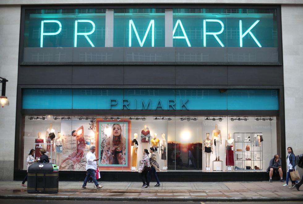 File photo dated 29/05/18 of a branch of Primark on Oxford Street, central London. Primark sales are set to have jumped by 60% over the latest six months as parent company Associated British Foods (ABF) hailed the recovery of the fashion business. Issue date: Monday February 28, 2022.