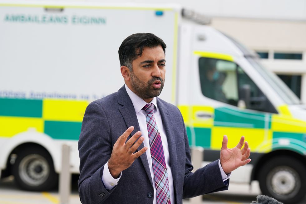 File photo dated 29/08/22 of Scottish Health Secretary Humza Yousaf, as a record number of people have been recruited to the ambulance service ahead of what the Health Secretary has warned will be one of the %22most challenging%22 winters Scotland's NHS has ever faced.