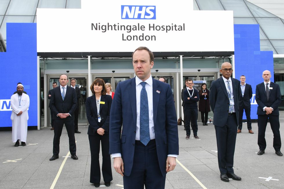 File photo dated 3/4/2020 of Matt Hancock at the opening of the NHS Nightingale Hospital at the ExCel centre in London. Hancock who has resigned as Health Secretary in a letter to Boris Johnson where he says the Government %22owe it to people who have sacrificed so much in this pandemic to be honest when we have let them down%22. Issue date: Saturday June 26, 2021.