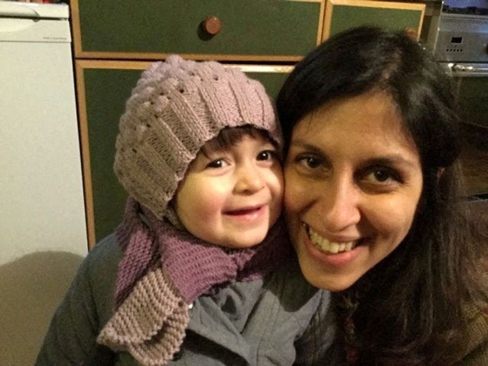 FILE PHOTO: Nazanin Zaghari-Ratcliffe and her daughter Gabriella pose for a photo in London, Britain February 7, 2016. Picture taken February 7, 2016. Karl Brandt/Courtesy of Free Nazanin campaign/Handout via REUTERS/File Photo  ATTENTION EDITORS - THIS PICTURE WAS PROVIDED BY A THIRD PARTY. FOR EDITORIAL USE ONLY./File Photo