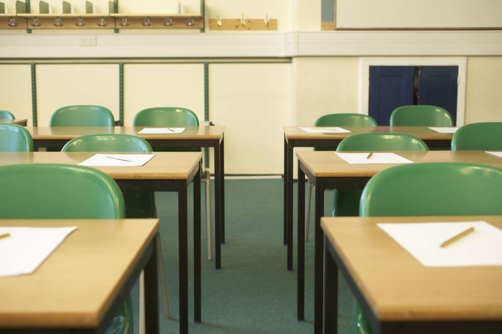 Souborová fotografie učebny