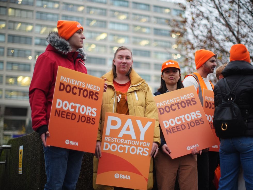 File photo of doctors strikes