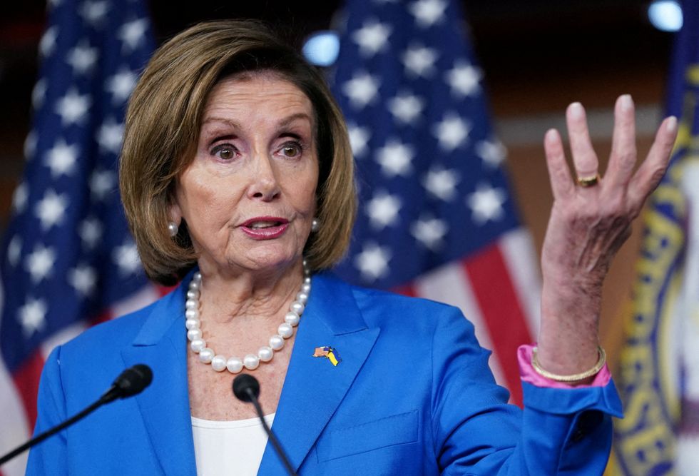 FILE PHOTO: U.S. Speaker of the House Nancy Pelosi (D-CA) holds a press conference at the U.S. Capitol in Washington, U.S., September 22, 2022. REUTERS/Kevin Lamarque/File Photo